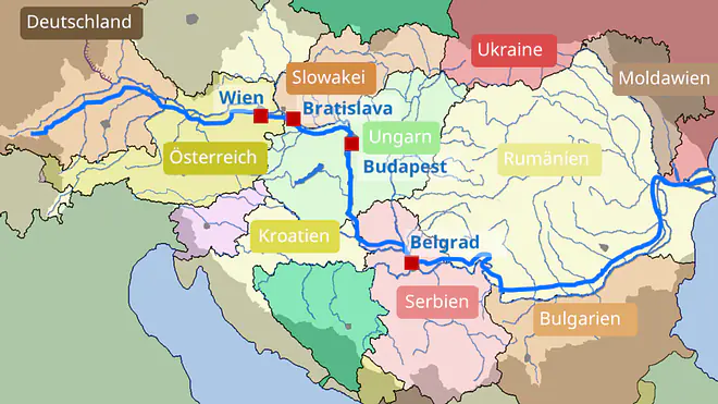 donauverlauf,  donau verlauf karte, donau fluss, wo mündet die donau,  wo fließt die donau, wie lang ist die donau , donau deutschland, donau verlauf deutschland, durch welche stadt fließt die donau, wie lange ist die donau, wo liegt die donau
