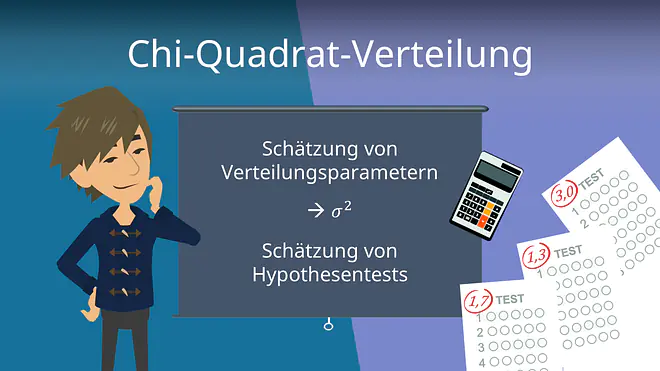 Zum Video: Chi Quadrat Verteilung