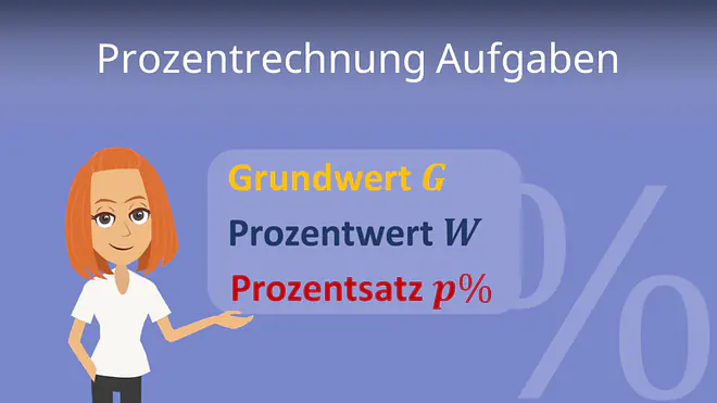 Zum Video: Prozentrechnung Aufgaben