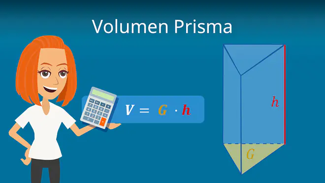 Zum Video: Volumen Prisma, Kegelstumpf