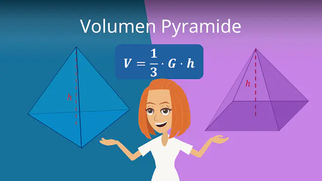 Volumen Pyramide, Volumen Pyramide formel, Volumen pyramide berechnen