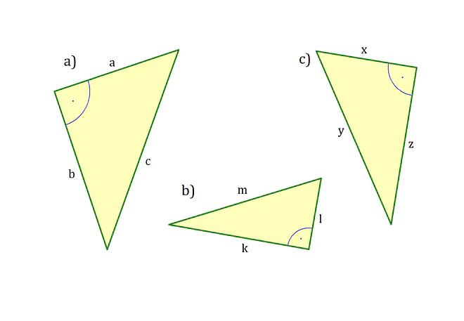 Satz des Pythagoras, Satz des Pythagoras Aufgabe, rechtwinkliges Dreieck, rechtwinklige Dreiecke