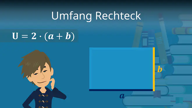 Zum Video: Umfang Rechteck