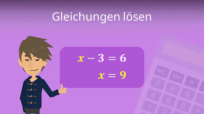 Zum Video: Gleichungen lösen