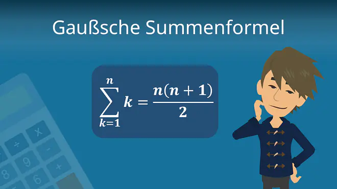 Gaußsche Summenformel, Gaußsche Summenformel Beweis, Gaußsche Summenformel Beispiel, kleiner Gauß