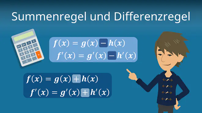 Zum Video: Summen- und Differenzenregel