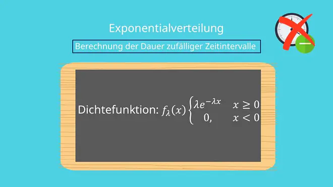 Dichtefunktion Exponentialverteilung