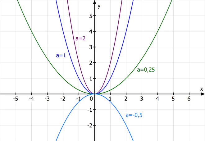 Streckung Parabel, Parabel, gestauchte Parabel, Funktionen, Funktion, Funktionen Mathe, Funktionstypen, Mathematische Funktion, Funktionen Beispiele, Was ist eine Funktion Mathe, Welche Funktionen gibt es, Definition einer Funktion, Funktion x, Was ist Funktion
