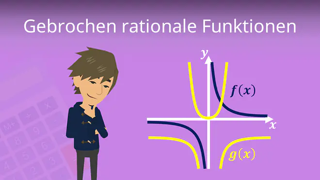 Gebrochen rationale Funktionen, echt gebrochen rationale Funktionen, unecht gebrochen rationale funktionen