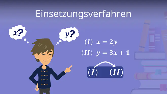 Zum Video: Einsetzungsverfahren, Lineare Gleichungssysteme, LGS