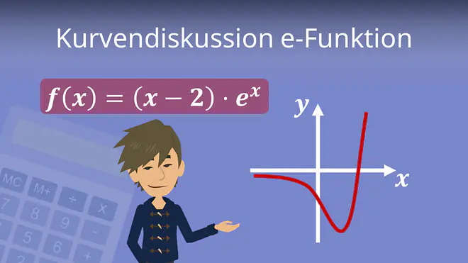 Zum Video Kurvendiskussion e-Funktion