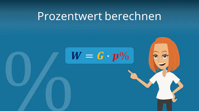 Zum Video: Prozentwert berechnen