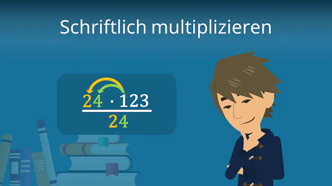 Zum Video: Schriftlich Multiplizieren