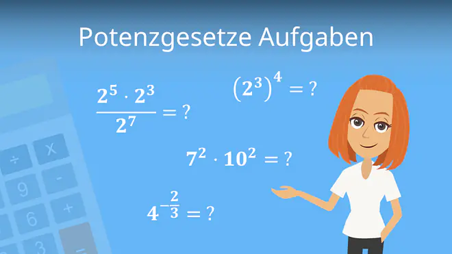 Zum Video: Potenzgesetze Aufgaben