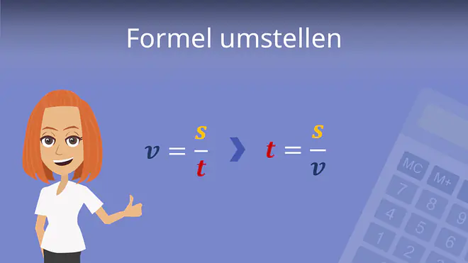 Zum Video: Formel umstellen