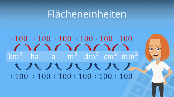Zum Video: Flächeneinheiten