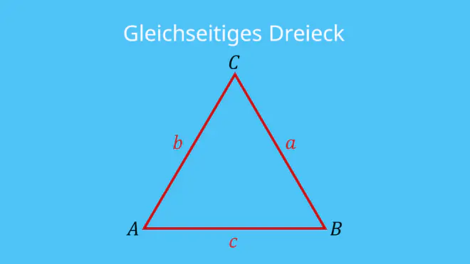 Dreieck mit drei gleich langen Seiten, Dreiecksformen, Arten von Dreiecken, Dreiecke Arten, verschiedene Dreiecke, Dreieckstypen, besondere Dreiecke, Dreieck Formen, alle Dreiecksarten