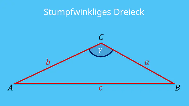 Dreieck mit stumpfen Winkel, Was ist ein stumpfwinkliges Dreieck?, Dreiecksformen, Arten von Dreiecken, Dreiecke Arten, verschiedene Dreiecke, Dreieckstypen, besondere Dreiecke, Dreieck Formen, alle Dreiecksarten