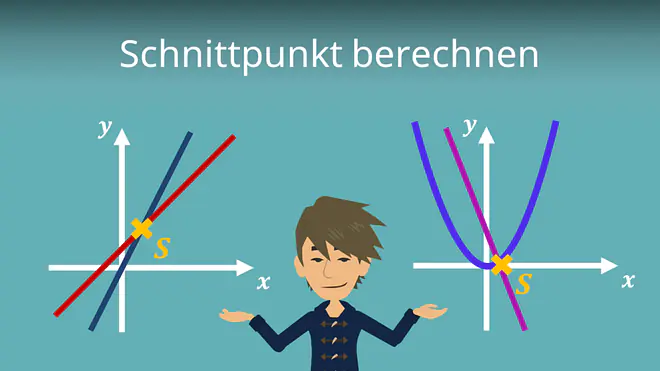zum Video: Schnittpunkt berechnen