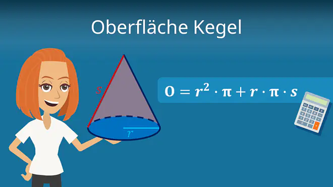 Zum Video: Oberfläche Kegel