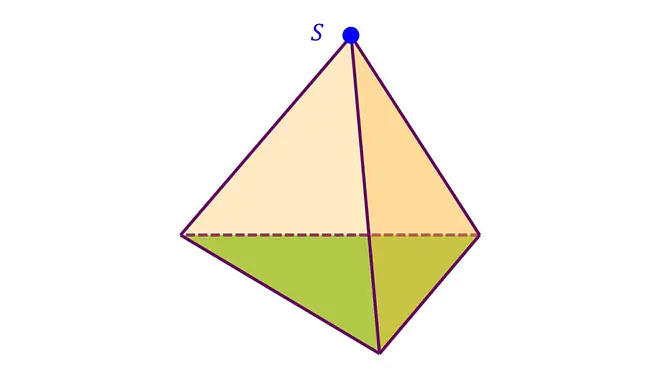Pyramide Geometrie, Mantelfläche Pyramide, Pyramide Mathe,  Pyramiden Körper, Pyramide Körper, Mathe Pyramide, gerade Pyramide, Höhe Pyramide, Pyramide Mathematik, Pyramide Eigenschaften, Geometrie Pyramide, Viereckspyramide, eine Pyramide, regulärer Tetraeder