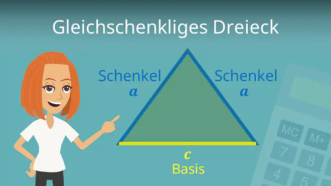 Zum Video: Gleichschenkliges Dreieck
