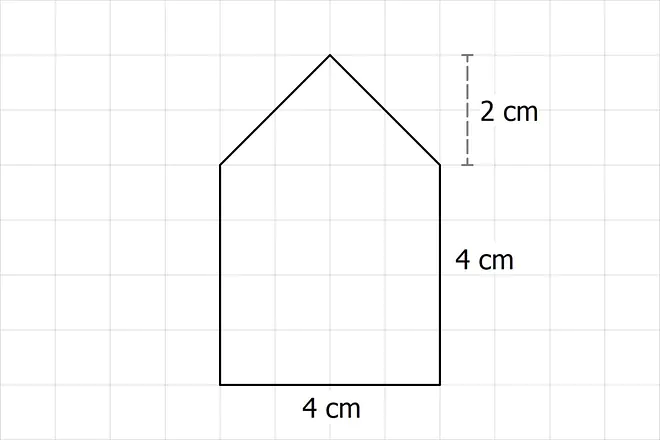 Flächeninhalt, flächen inhalt, was ist der flächeninhalt, flächeninhalt a, was ist flächeninhalt, was ist ein flächeninhalt, flächeninhalte, flächen mathe, Umfang und flächeninhalt, fläche, Haus, zusammengesetzte Fläche, Dreieck, Quadrat, Rechteck