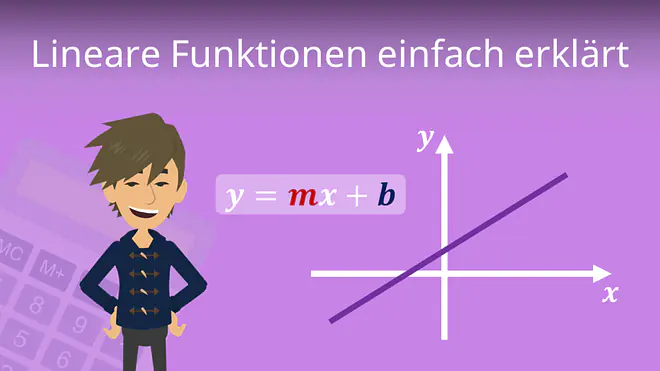 Zum Video: Lineare Funktionen einfach erklärt