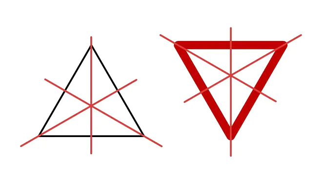 Symmetrieachse, Was ist eine Symmetrieachse, Symmetrieachsen, Was sind Symmetrieachsen, Symmetrieachse einzeichnen, Symmetrieachsen rechteck, wie viele Symmetrieachsen hat ein Quadrat, Symetrieachse, Symmetrieachse Grundschule, Was ist eine Spiegelachse, Symmetrieachsen Quadrat, Symetrieachsen, Was ist die Symmetrieachse, drei Symmetrieachsen, Symmetrieachse Dreieck, Gleichseitiges Dreieck Symmetrieachse