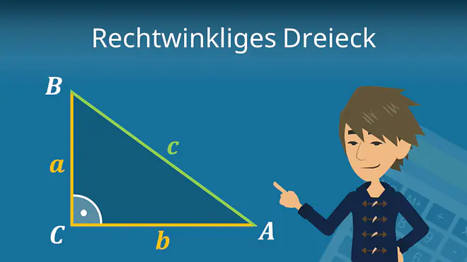 Zum Video: Rechtwinkliges Dreieck
