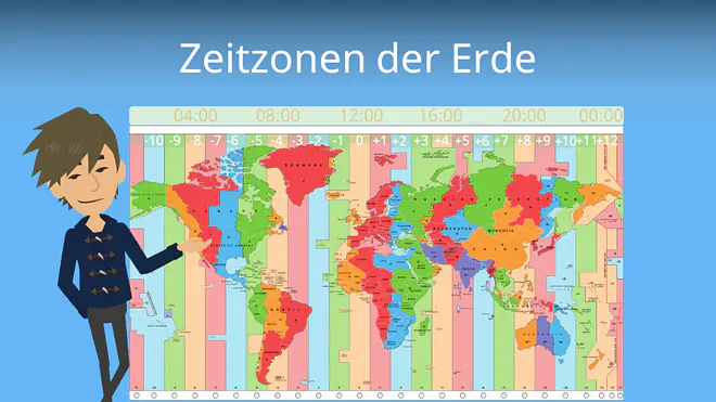 Zum Video: Zeitzonen der Erde