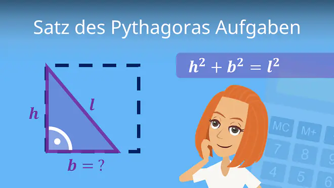 Zum Video: Satz des Pythagoras Aufgaben