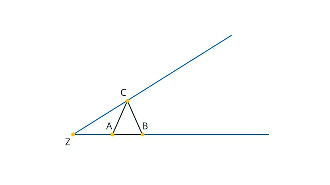 zentrische Streckung, Beispiel, Streckungszentrum, Streckungsfaktor