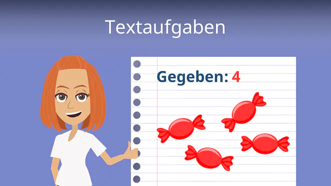 zum Video: Textaufgaben