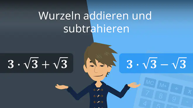 Zum Video: Wurzeln addieren und subtrahieren