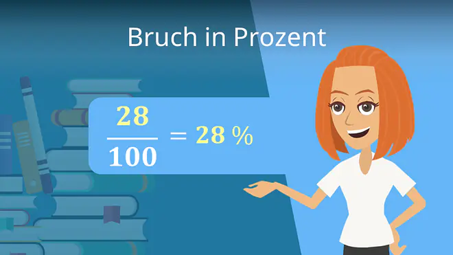 Zum Video: Bruch in Prozent