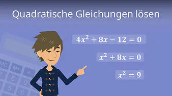 Quadratische Gleichungen lösen
