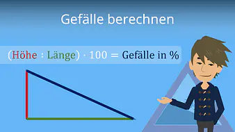 Gefälle berechnen
