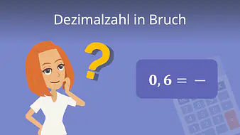 Dezimalzahl in Bruch