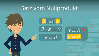 Satz vom Nullprodukt