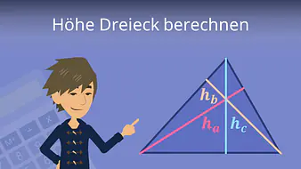 Höhe Dreieck berechnen