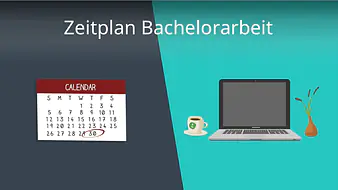 Zeitplan Bachelorarbeit