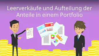 Leerverkäufe und Aufteilung der Anteile in einem Portfolio