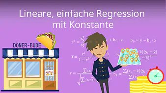 Lineare, einfache Regression mit Konstante