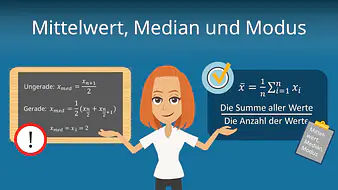 Mittelwert, Median & Modus