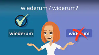 wiederum / widerum?