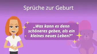 Sprüche zur Geburt