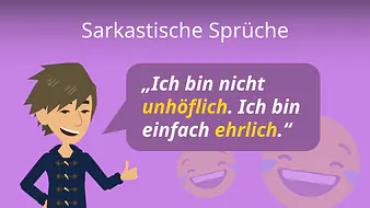 Sarkastische Sprüche