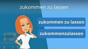 zukommen zu lassen