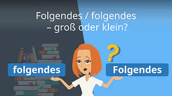 Folgendes / folgendes - groß oder klein?